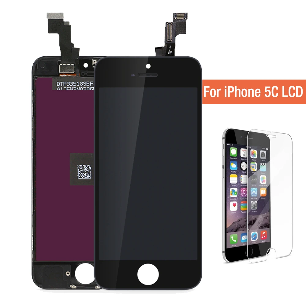 

mobile phone LCD AAA No Dead Pixel For pantalla ecran iPhone 5c LCD Display touch Screen replace Digitizer Assembly replacement