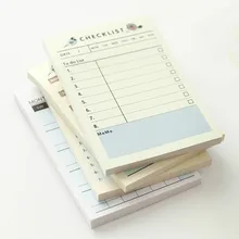 1 шт. Kawaii Еженедельный ежемесячный планировщик для работы Дневник для детей школьные принадлежности для студентов