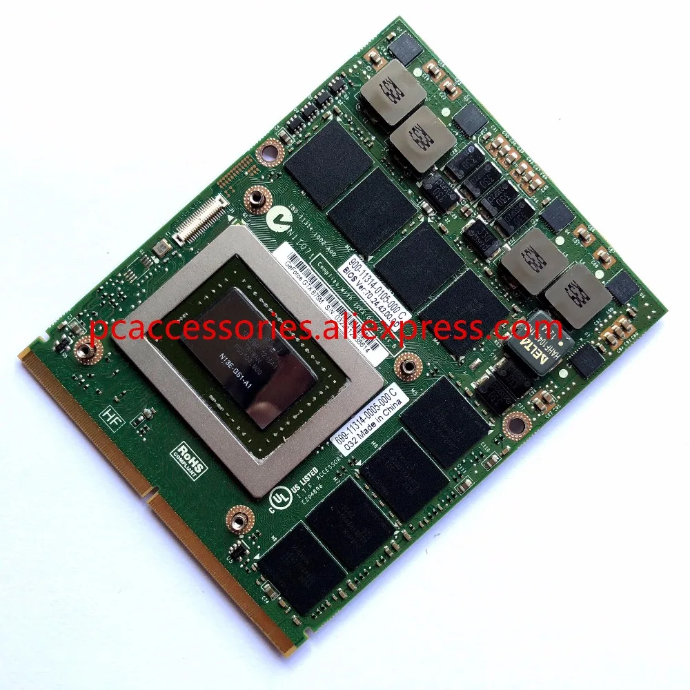 buy GTX675M GTX 675M 2G VGA Video Graphics Card 7W4GT HXD3N C0XGT For laptop Dell M6000 M6600 M6700 M6800 M15X M17x R2 R3 R4