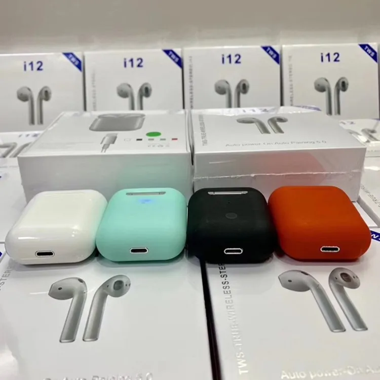 

i12 TWS Touch control Mini 1:1 Air Wireless Bluetooth 5.0 earphones pods headset pk i10 i11 tws for IOS Smart Phone xiaomi