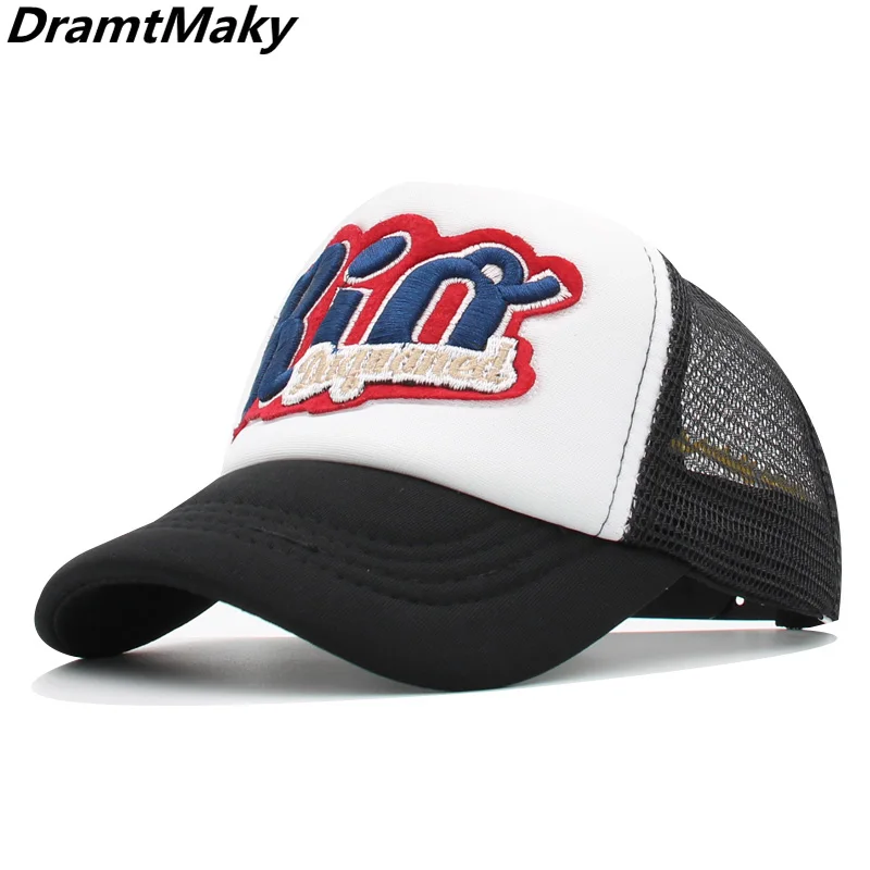 Новая детская бейсболка для мальчиков и девочек с мультипликационным принтом, регулируемая Детская кепка в стиле хип-хоп, летняя кепка с сеткой от солнца, 47 цветов