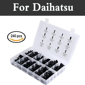 

Auto Styling Clips Assortment 240pcs Rivets Door Trim Panel Clips For Daihatsu Altis Be-Go Boon Ceria Copen Cuore Esse Materia