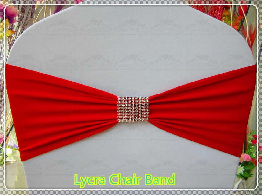 2/2 Silver Mesh Buckle Spandex/Lycra/Expand Chair Bands/Chair cover
