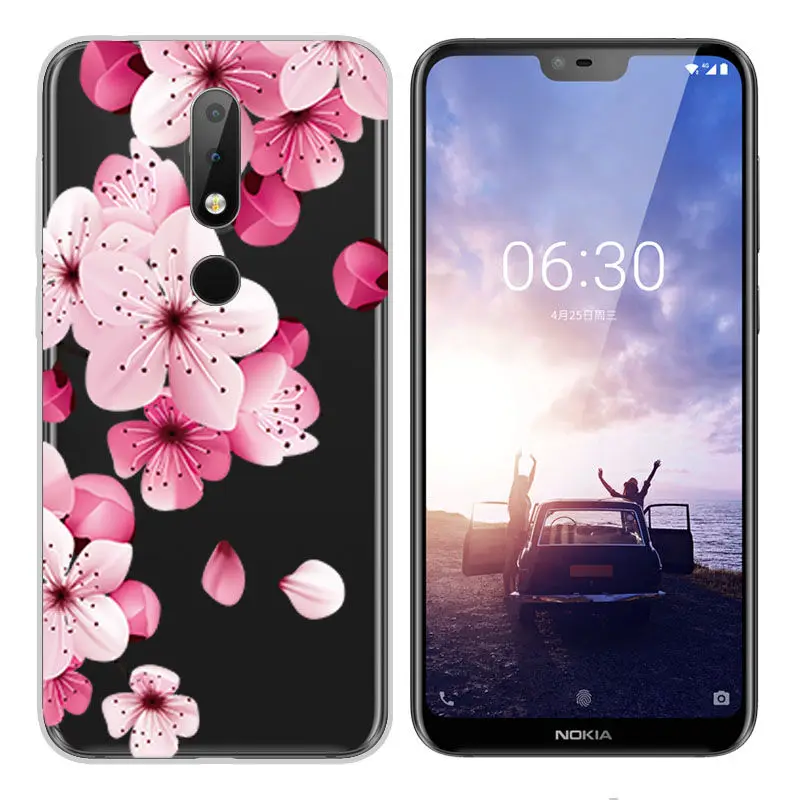 Fashion Soft Silicone TPU Case for Nokia 2 3 5 6 7 2017 Nokia X6 2018 Painted Back Case Cover for Nokia 6 2018 7 8 3.1 6.1 Case  (19)