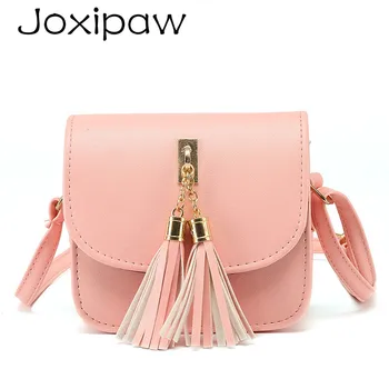 

Fashion 2018 Small Chains Bag Women Candy Color Tassel Messenger Bags Female Handbag Shoulder Bag Flap Women Bag Bolsa Feminina