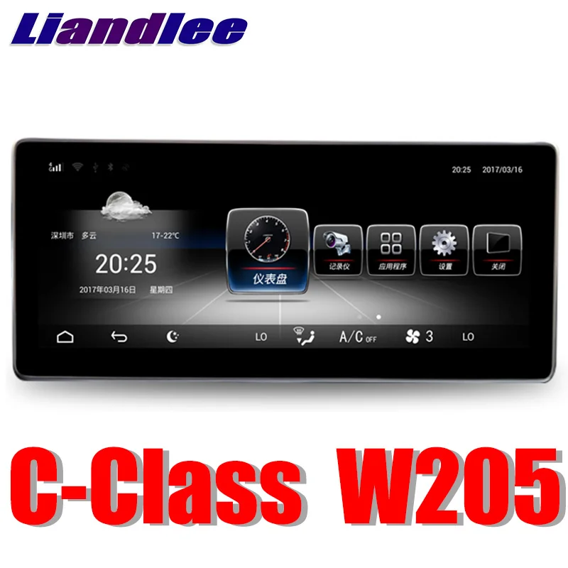 Perfect Liandlee Car Multimedia Player 4G RAM For Mercedes Benz C Class MB W205 2014~2018 NAVI Car Radio Stereo CarPlay GPS Navigation 4