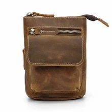 Luufan модные из натуральной кожи многофункциональный крючок поясная сумка через плечо сумка сигарета сумка, чехол для телефона поясная сумка