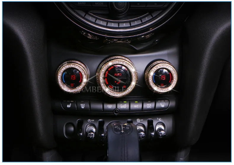 Car Console Multimedia Knobs Covers Interior Decoration for BMW Mini Cooper F54 F55 F56 F57 F60 Countryman Accessories (6)