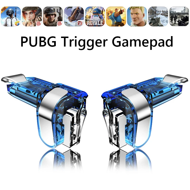

PUBG Mobile Trigger Gamepad Gaming L1R1 Shooter Pubg Mobile Controller Smart Phone Fire Button Aim Key Joystick For Android ios
