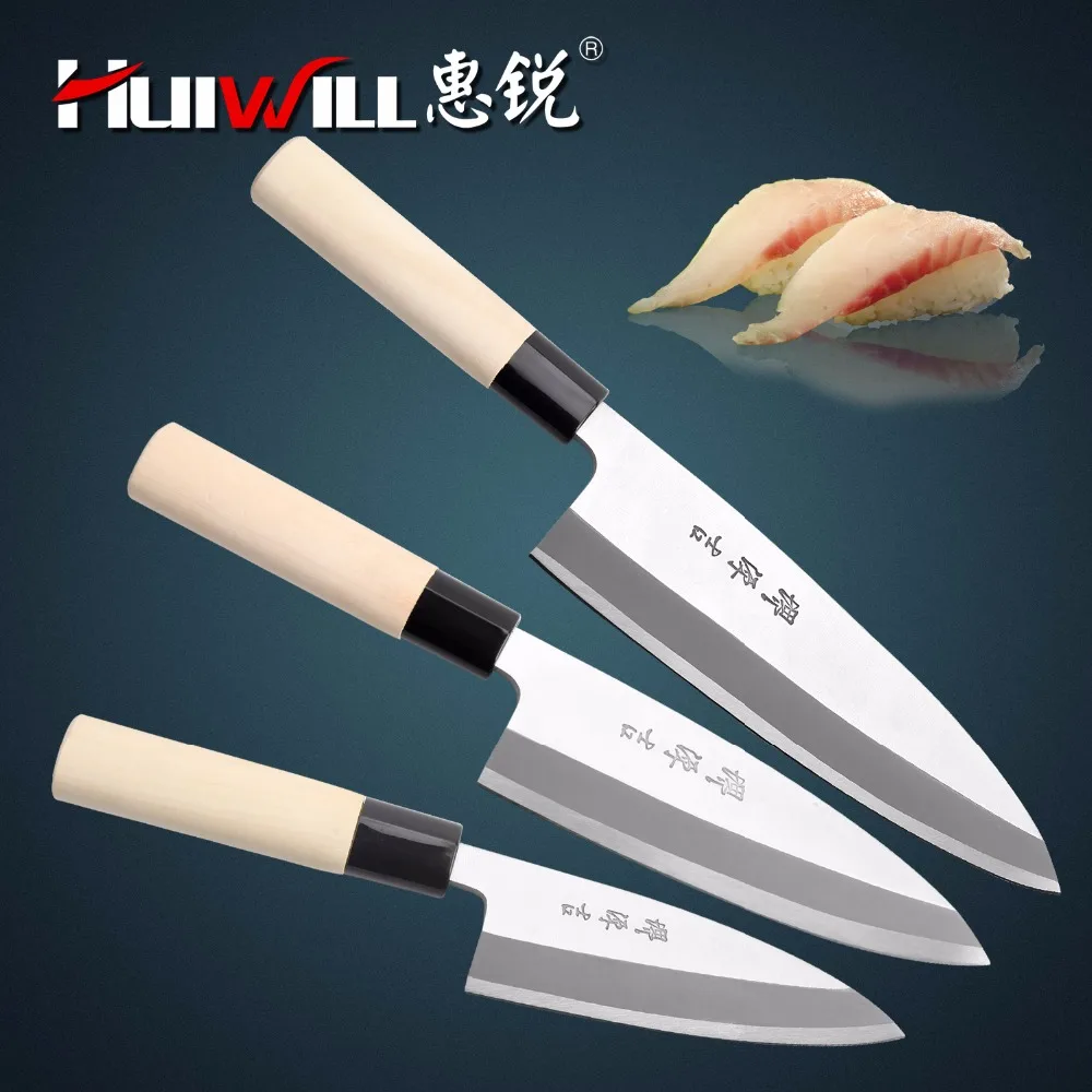 Luxurious Professional Deba Knife Fish Knife Japanese Sashimi Sushi Salmon Beef Knife Cooking Cleaver Knives