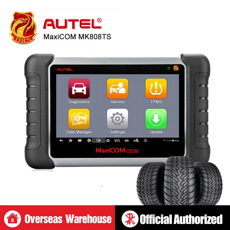 

AUTEL MaxiCOM MK808TS TPMS Diagnostic Tool Auto Code Reader TPMS Programmer OBD2 Scanner MaxiCOM MK808 MX808 + MaxiTPMS TS601
