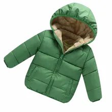 BibiCola-parkas de algodón y terciopelo para niño y niña, abrigo con capucha, chaquetas de invierno