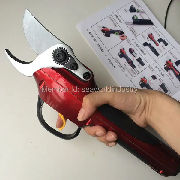 Electric pruning shear font b garden b font and vineyard CE certificate Can work 6 to
