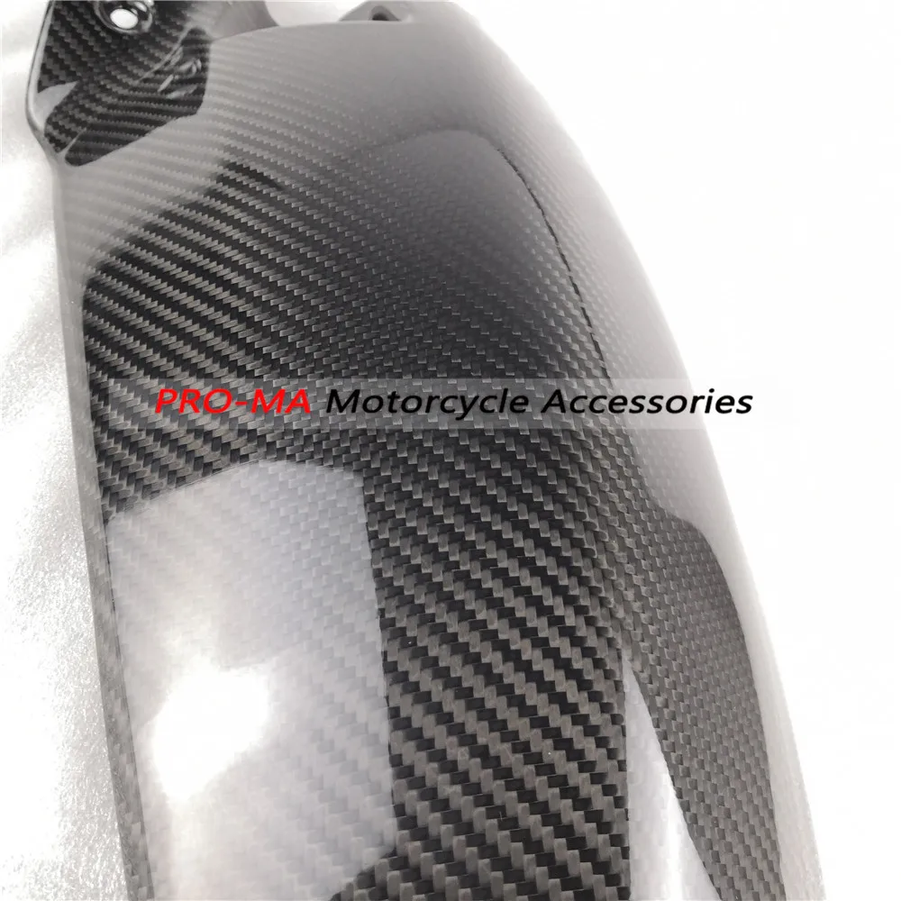 Мотоцикл задний Hugger из углеродного волокна для Ducati Streetfighter Twill глянцевая