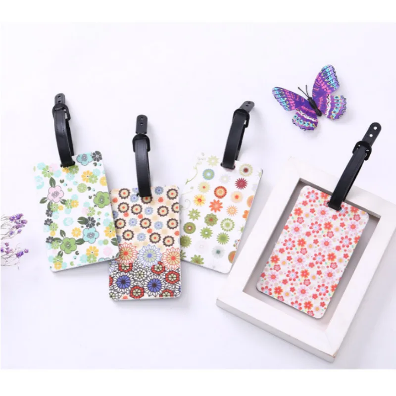 

1Pcs Silicone Luggage Tag Suitcase ID Address Boarding Hangtag Multi-color Hang Tag