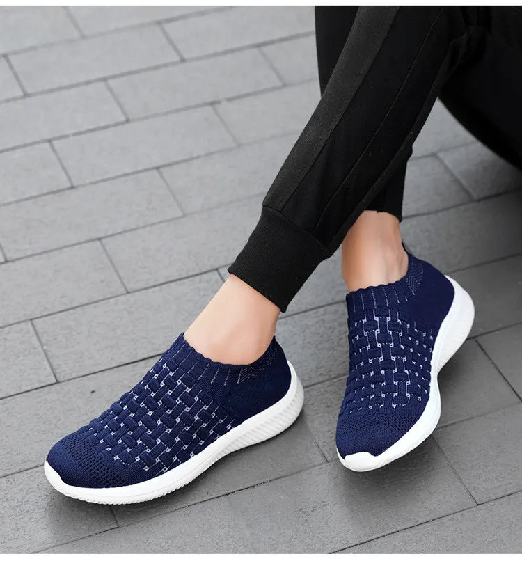 RS 1938-2019 New Spring Autumn Women's Shoes Flying Woven Womans Sneakers-17