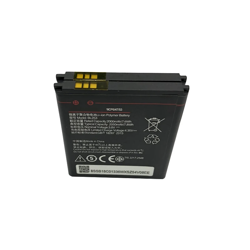 Новейшая батарея 2000mAh BL253 для lenovo A2010 Bateria A1000 A2010 A2580 BL253 сменная аккумуляторная батарея для телефона