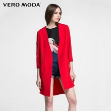 Vero Moda Brand 2018 NEWslim single button three simple quarter sleeve V-Neck trench coat regular straight women suit| 316108031 Vero Moda Brand 2018 NEWslim single button three simple quarter sleeve V-Neck trench coat regular straight women suit| 316108031
