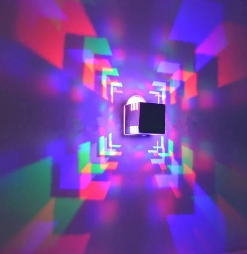 RGB Led настенный светильник Современные красочные светильники 24 клавиши пульт