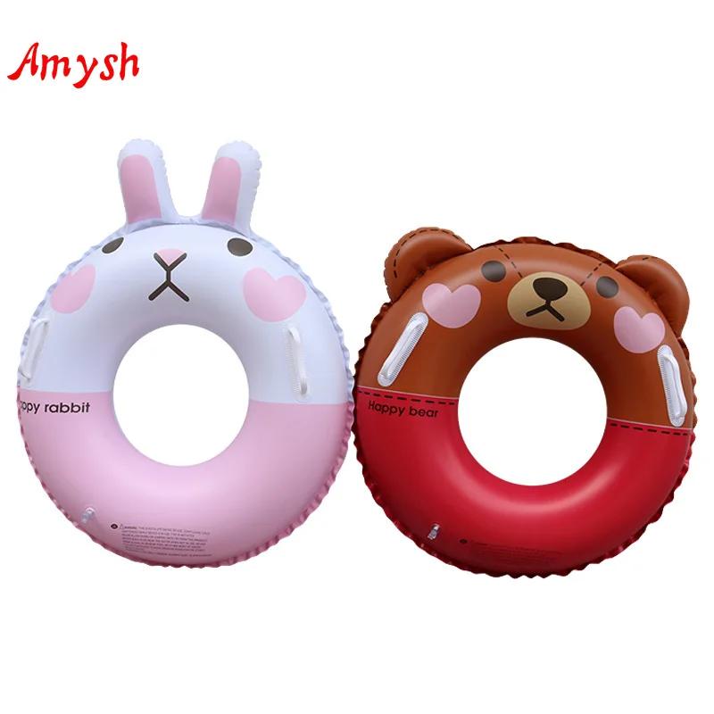 Amysh 2 вида стилей Kawaii детские плавательный кольцо гигант бассейна круг для детей