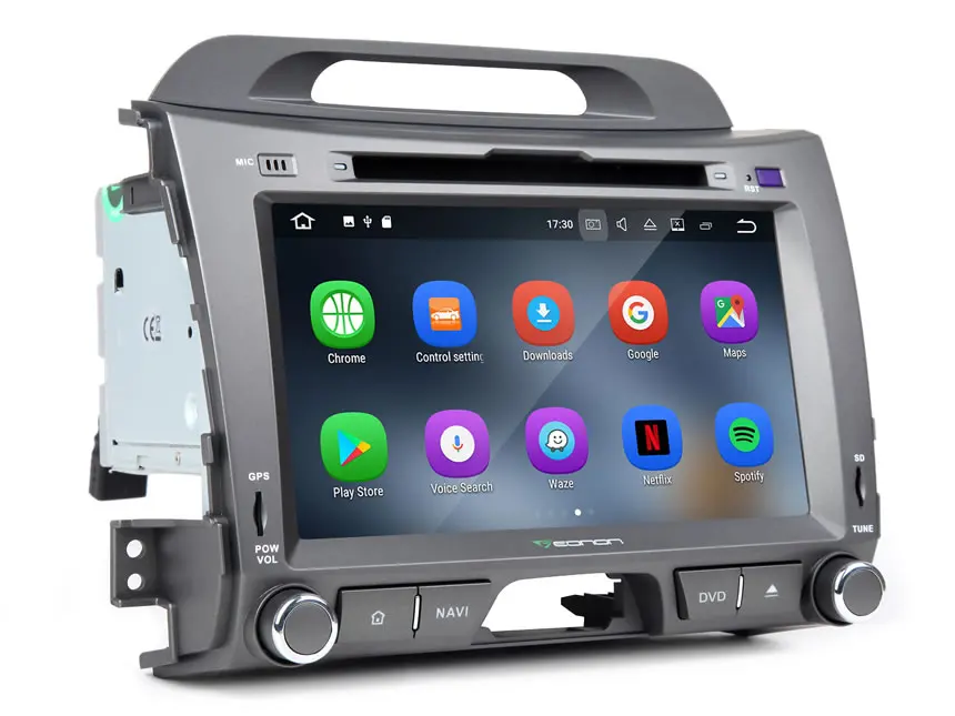 Clearance 8" Quad Core Android 7.1 OS Car DVD for Kia Sportage III 2010-2012 with 2GB RAM 16GB ROM & Split Screen Multi-tasking Support 2
