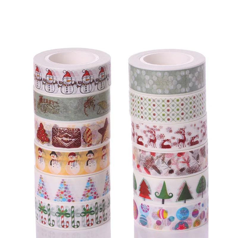 Рождественский дизайн washi лента для DIY блокнота смешного дизайна SD|design tape|washi tapewashi