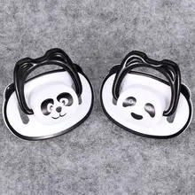 Детская Милая соска панда соска пустышка детская пищевая полипропилен силикон соска для малышей Ортодонтические соски с кольцом Прорезыватель