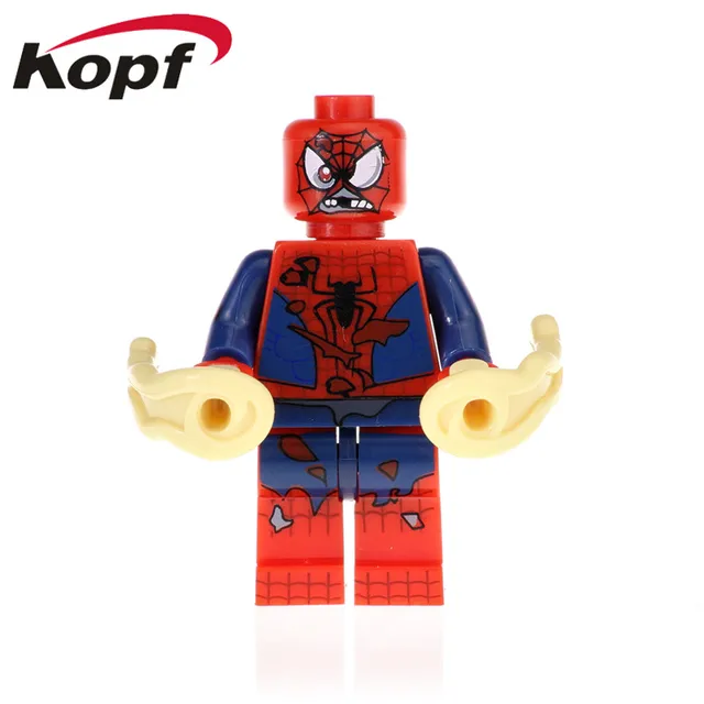 Special Offers Single Sale Super Heroes Zombie Spiderman Zombie Spiderman Building Blocks Action Figures Toys Gifts Model For Children XH 661