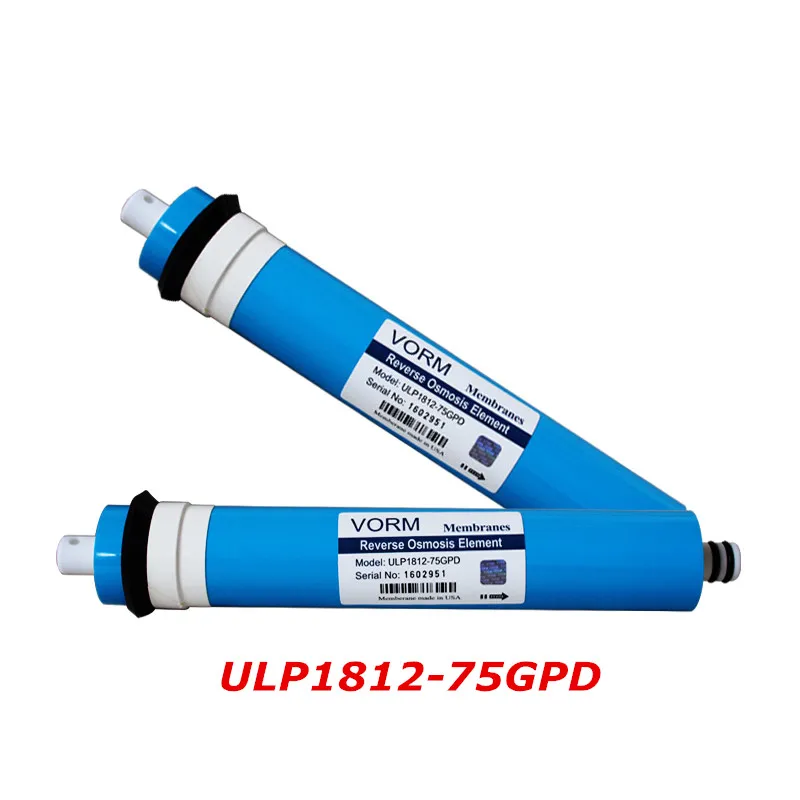 75GPD Membrane RO Reverse Osmosis Water System Filter For Dow TW30-1812-75 GPD 