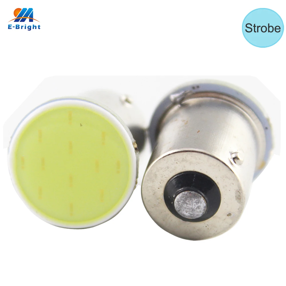 YM E Bright 4 шт. автомобильные стробоскопические огни S25 COB 12 SMD Led 1156 BA15S 1157 BAY15D