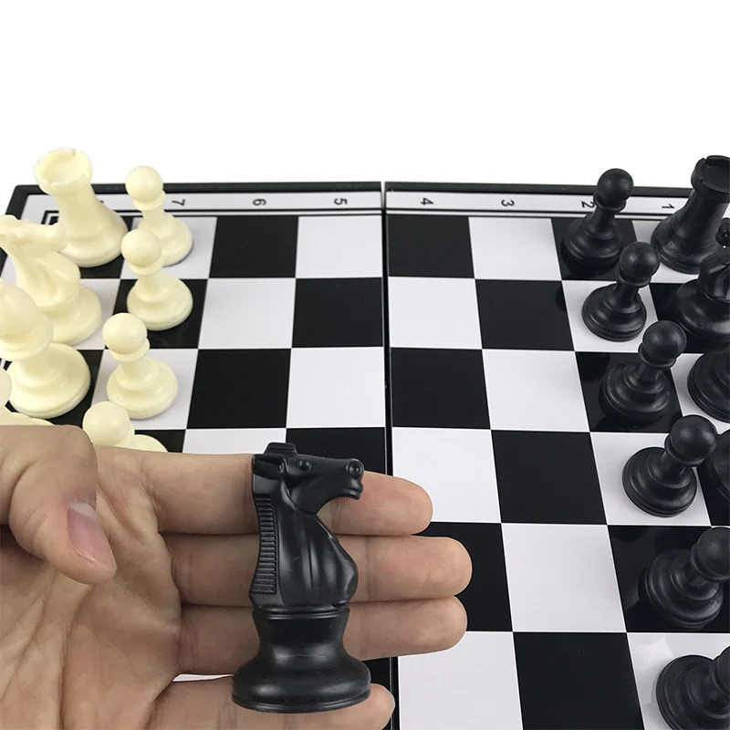 Extra Large Plastic Magnetie Chess Chess magnetic Board Game Entertainment Pieces Christmas Birthday Gift Yernea