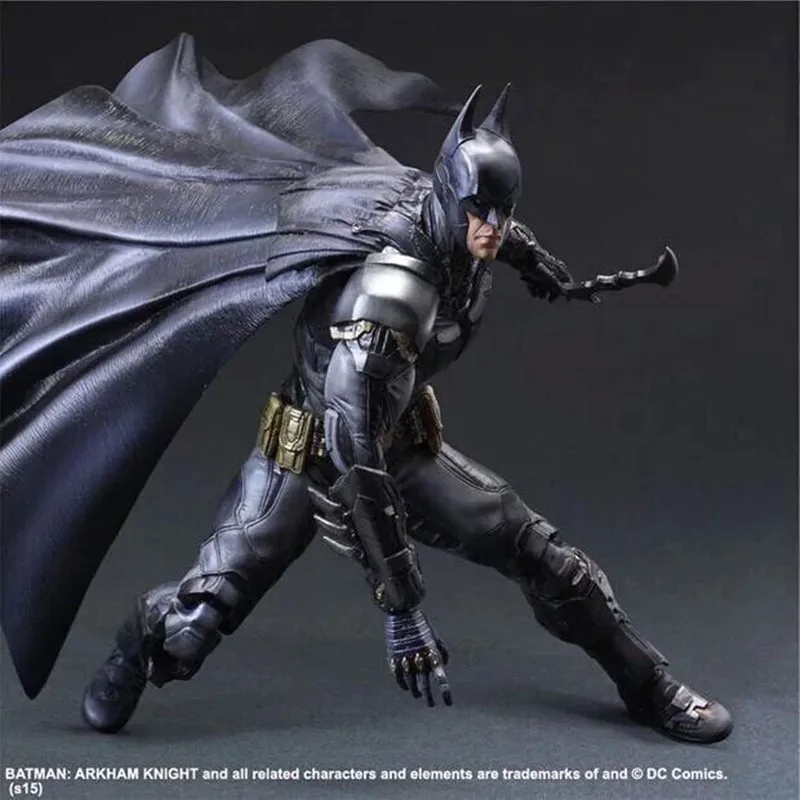 Бэтмен ARKHAM KNIGHT PLAY ARTS KAI 27 см ПВХ фигурка игрушки подарок модель kb0337