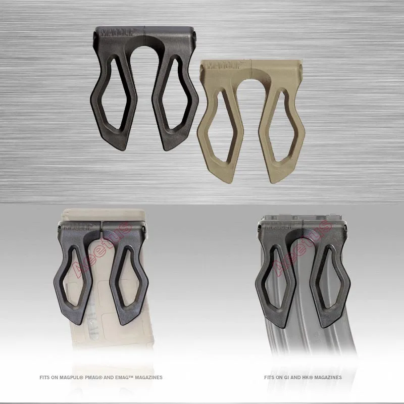 

Magazine clip Mag clip pro M4, M16, AR-15 Magazine clip M4 Airsoft AEG GBB Hunting Accessories Black