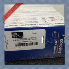 Genuine Zebra 800012-543 YMCUvK full color printer ribbon with ultraviolet (UV) light for zxp8 id card printer