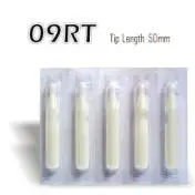 

50Pcs White Short Disposable Tattoo Tips 9RT Sterile Assorted Plastic Tattoo Tubes
