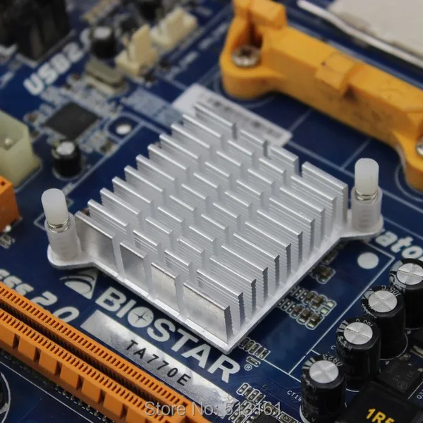 Buy 5 Pieces / Lot Northbridge Heat sink Mini IC Cooling Aluminum 40*40*13mm