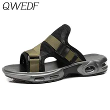 Г. Новые сандалии тонкие Слипоны мужские уличные пляжные модные Нескользящие мужские и женские сандалии Уличная обувь N1-99