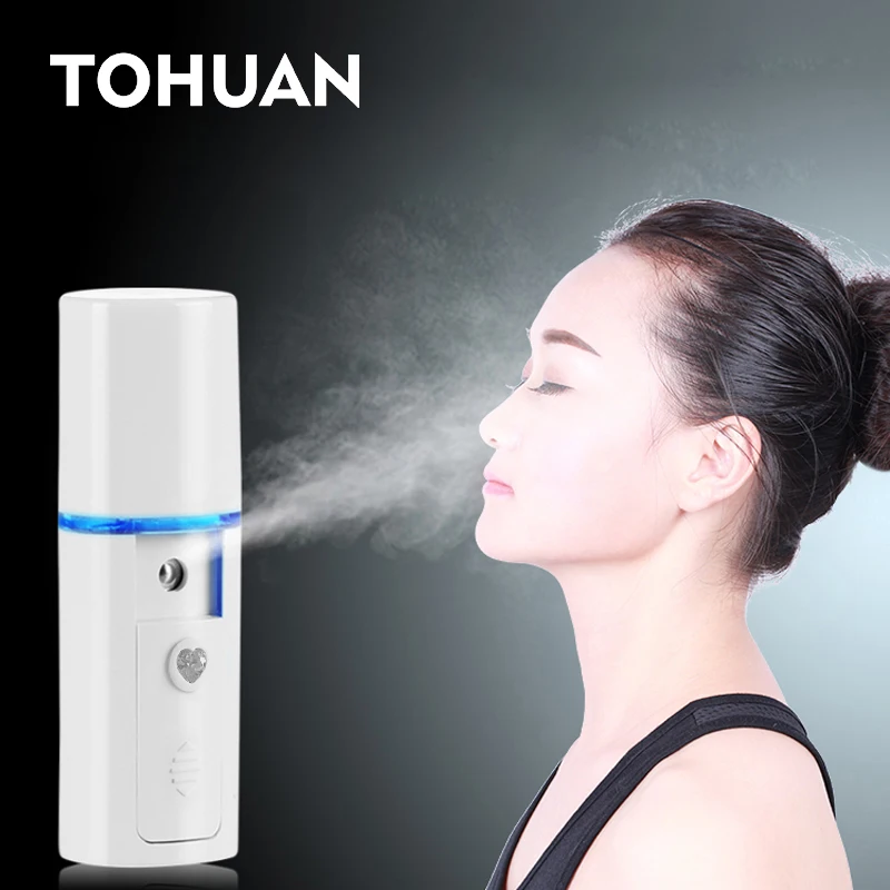Mini Face Steamer Nano Mister USB Rechargeable Facial Sprayer Beauty