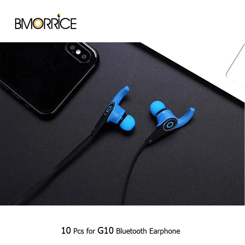 

10 Pcs/lot G10 Wireless Headphone Bluetooth Earphone with Mic Sweatproof Sports Bluetooth V4.2+EDR Headset for iPhone for xiaomi