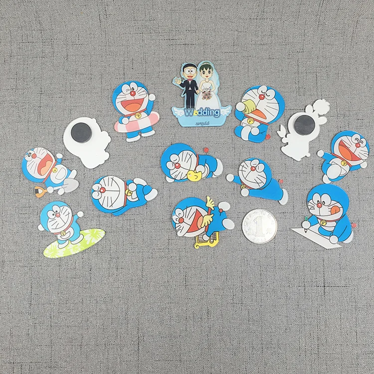 Милые Мультяшные магниты на холодильник серии Doraemon высококачественные
