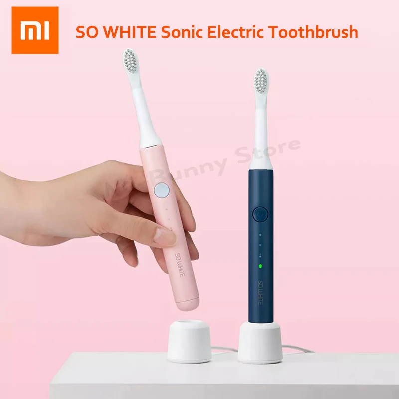 Xiaomi MIJIA So White акустическая волна электрическая зубная щетка с 3 режимами очистки 2 мин таймер 31000 об/мин IPX 7 водяная proo f зубная щетка