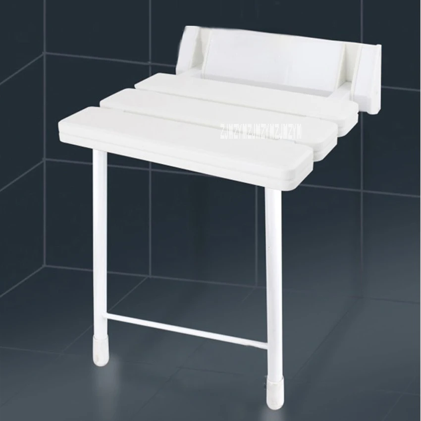 Best New Bath Shower Wall Chair Bathroom Stool High quality Household Wall Mounted Shower Seat Bathroom Folding Chair With Stool Legs