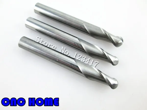 5 шт. 0 24 &quotДиаметр 2 флейта шаровая носовая мельница карбид резак CNC инструменты