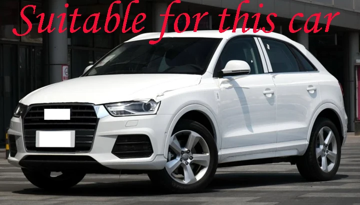 Для AUDI Q3 8U 2013 Пластик внешний козырек вентиляционные шторы окна Защита от солнца Дождь гвардии дефлектор