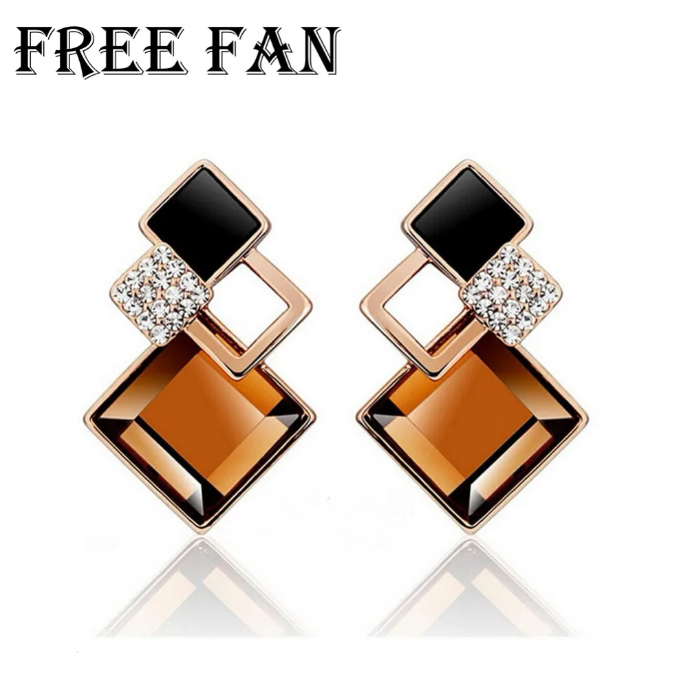 

Free Fan Fashion 2018 Cheap Rhinestone Koran Style Retro Earrings Trendy Women Beautiful Earrings Brincos Bijoux Orecchini