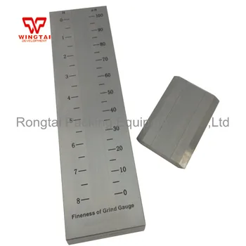 

0-100um Stainless Steel Single Groove Grindometer/Hegman Grindmeter/Scraper Fineness Gauge For Chocolate,Paint
