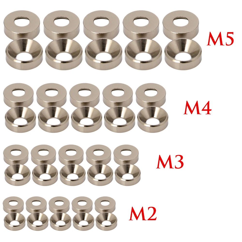 Алюминий сплав M2 M3 M4 M5 анодированная потайная головка шайбы для болтов прокладка