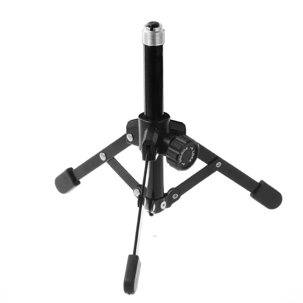 

Mini Foldable Desktop Tabletop Tripod Microphone Mic Stand Holder in Photography