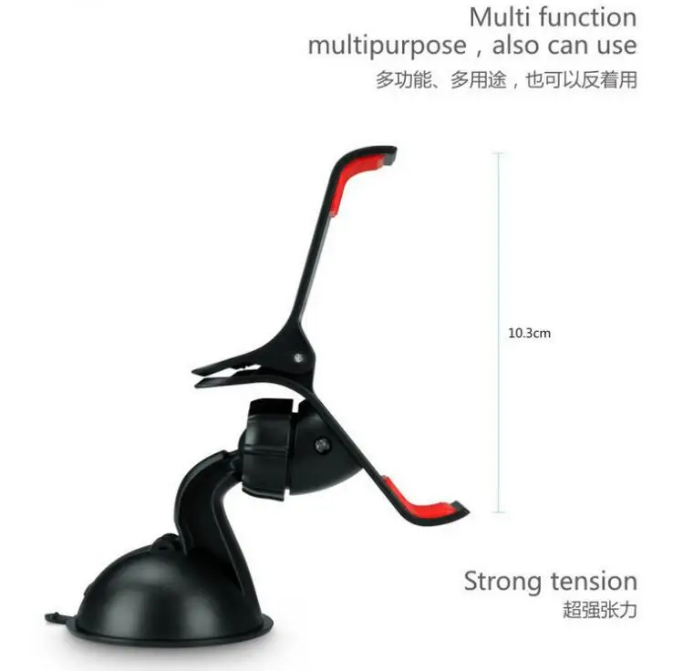 Universal Car Phone Holder Long Arm windshield Mount Stand 360 Rotation Mobile Phone Holder for iPhone