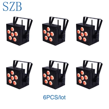

SZB 6X15W 5in1 RGBWA Wireless DMX Battery Powered Par Light 6 pcs/lot/SZB-WBPL0615